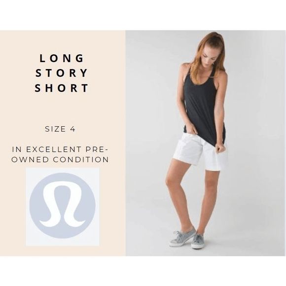 lululemon athletica Pants - Lululemon Long Story Short Size 4 EUC